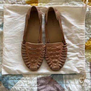 Nisolo Women's Huarache Sandal Almond Size 8